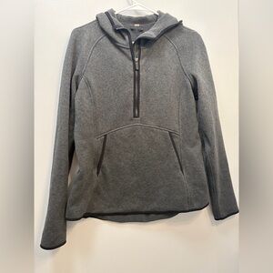 lululemon athletica Gray Quarter-Zip Hoodie